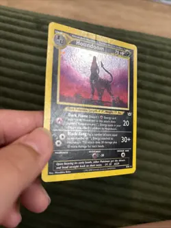 Pokemon Card - Houndoom 8/64 Neo Revelation Unlimited Holo Rare WOTC Vintage - Image 2