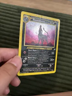 Pokemon Card - Houndoom 8/64 Neo Revelation Unlimited Holo Rare WOTC Vintage - Image 3