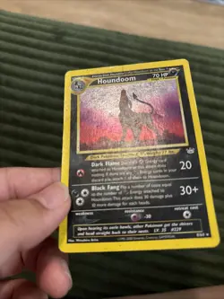 Pokemon Card - Houndoom 8/64 Neo Revelation Unlimited Holo Rare WOTC Vintage - Image 4