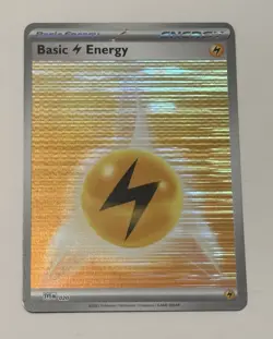 SVE 020 Holo Rare Pokemon TCG Lightning Energy NM Card SEE PICS - Image 1