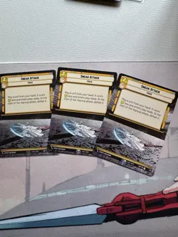 Star Wars Unlimited Spark of Rebellion Sneak Attack Hyperspace Card - Image 1