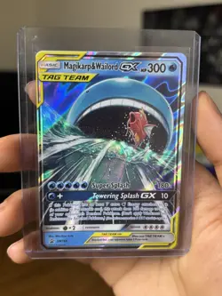 Pokemon TCG Sun & Moon Magikarp & Wailord GX SM166 Towering Splash Promo Card - Image 2