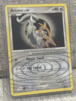 Pokemon TCG Arceus Card Holo, Colorless, LV. 100,AR5, 2009 - Image 1