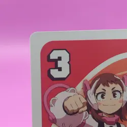 Ochaco Uraraka / My Hero Academia Card Game UNO Japanese Toei Anime Rare RE b - Image 3