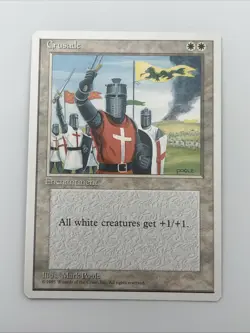 1 BANNED MTG Magic The Gathering Crusadee Fourth Edition Near Mint Never Played - Image 4