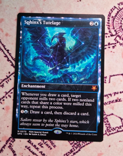 MTG Sphinx's Tutelage Showcase Foundations Special Guest NM - Image 1