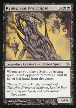 Kyoki, Sanity's Eclipse - Medium Play MTG Betrayers of Kamigawa - Image 1