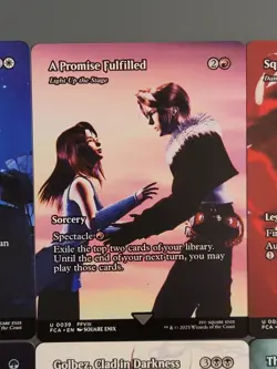 Lot of 10x Uncommon Through the Ages Final Fantasy MTG cards. NM Never Played - Image 3