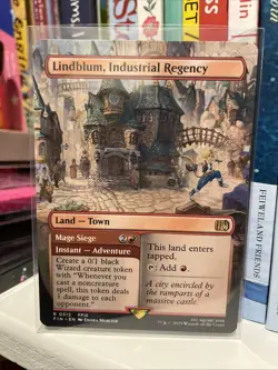 Lindblum Industrial Regency - Borderless - MtG Final Fantasy - NM - - Image 1