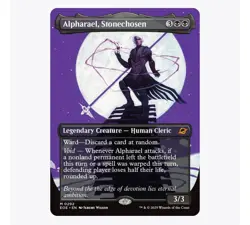 Alpharael Stonechosen (Borderless) Edge of Eternities (EOE) MTG Mythic Rare #292 - Image 1