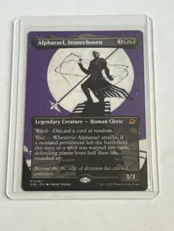 Alpharael Stonechosen (Borderless) Edge of Eternities (EOE) MTG Mythic Rare #292 - Image 2