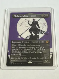 Alpharael Stonechosen (Borderless) Edge of Eternities (EOE) MTG Mythic Rare #292 - Image 3