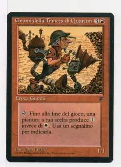 MTG Quarum Trench Gnomes - Legends FBB Italian LP - Image 1