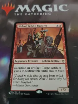 Mtg. Slobad, Goblin Tinkerer. The List Reprints. Pack Fresh - Image 1