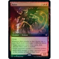 Foil Balor (extended Art) M/NM MTG Commander Legends: Battle For Baldur's Gate - Image 1