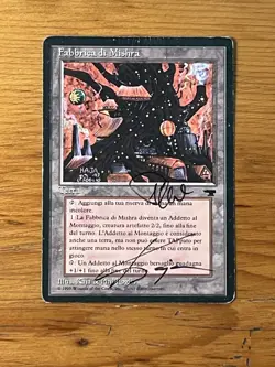 MTG Magic - Mishra’s Factory - Foreign Black Border Italian - SIGNED by ARTISTS - Image 1
