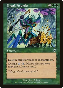 2003 Break Asunder Scourge Magic the Gathering MTG Common NM - Image 1