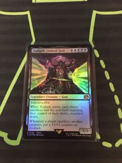 MTG Magic The Gathering Zodiark, Umbral God Foil FIN Rare Black Final Fantasy - Image 1