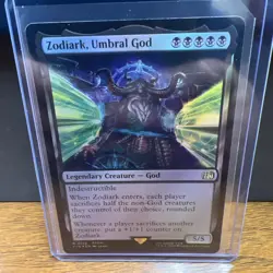 MTG Magic The Gathering Zodiark, Umbral God Foil FIN Rare Black Final Fantasy - Image 1