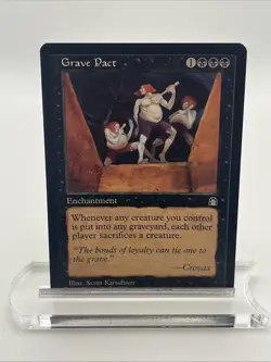 Grave Pact Stronghold 1998 Near Mint Never Played Mtg Magic The Gathering Cards - Image 1