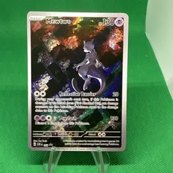 Mewtwo SVP 052 Scarlet & Violet 151 Black Star Promo Full Art Rare Pokemon TCG - Image 1