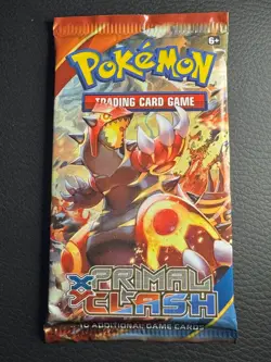 Pokemon XY Primal Clash Sealed Booster Pack Groudon Art - Image 1