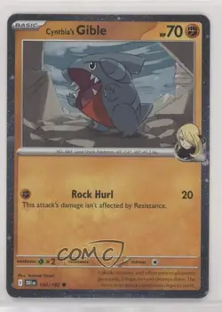 Cynthia's Gible (Cosmos Holo) Pokemon Destined Rivals (DRI) #102 5bn - Image 1