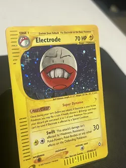 2003 Pokemon Aquapolis Electrode Holo #H7/H32 - Image 3