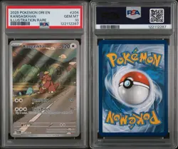 2025 POKEMON DRI EN-DESTINED RIVALS ILLUSTRATION RARE #204 KANGASKHAN PSA 10 - Image 1