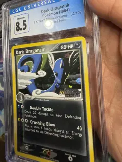 CGC 8.5 Dark Dragonair Team Rocket Returns 32/109 Reverse Holo Stamped Pokemon - Image 2