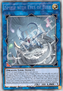 Yugioh! Mega Tins 2025 PREORDER 1x StR Spirit with Eyes of Blue - Image 1