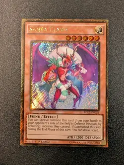 Santa Claws PGL2-EN021 Gold Secret Rare Yugioh VLP - Image 1