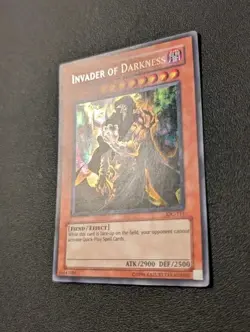 Invader of Darkness IOC-111 Secret Rare Unlimited Edition Yugioh LP - Image 3