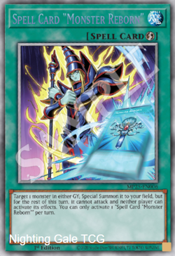 Yugioh! Mega Tins 2025 PREORDER 1x StR Spell Card "Monster Reborn" - Image 1