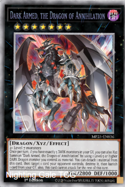 Yugioh! Mega Tins 2025 PREORDER 1x StR Dark Armed, the Dragon of Annihilation - Image 1
