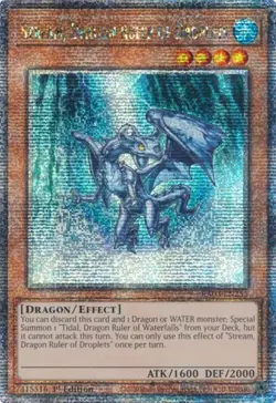 Yugioh! LP Stream, Dragon Ruler of Droplets - RA03-EN255 - Quarter Century Secre - Image 1