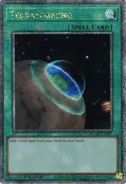Yugioh! LP Terraforming - BLMR-EN087 - Quarter Century Secret Rare - 1st Edition - Image 1