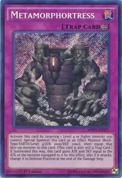 Yugioh! LP Metamorphortress - MVP1-ENS27 - Secret Rare - 1st Edition Lightly Pla - Image 1