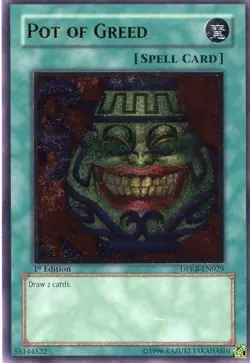Yugioh! LP Pot of Greed - DPKB-EN029 - Ultimate Rare - Unlimited Edition Lightly - Image 1