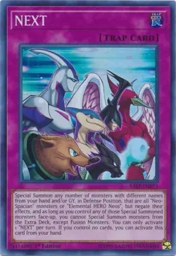 Yugioh! LP NEXT - SAST-EN071 - Super Rare - 1st Edition Lightly Played, English - Image 1