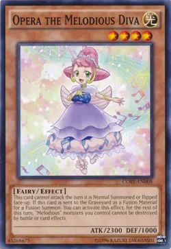 Yugioh! LP Opera the Melodious Diva - CORE-EN008 - Common - Unlimited Edition Li - Image 1