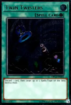Yugioh! LP Twin Twisters - OP12-EN002 - Ultimate Rare - Unlimited Edition Lightl - Image 1