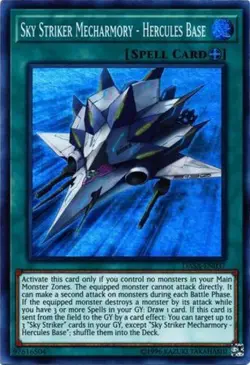 Yugioh! LP Sky Striker Mecharmory - Hercules Base - DASA-EN037 - Super Rare - Un - Image 1