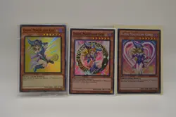 Dark Magician Girl Playset (NM) - 3 Cards w/ Alternate Artworks - Yu-Gi-Oh! - Image 1