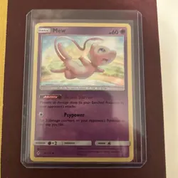 Pokemon Mew 76/214 Holo Rare Card SM Unbroken Bonds - Image 1