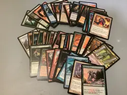 MtG SLIVER LOT 70 different Cards! 9 Rares, 27 Uncommons, Commander EDH army! - Image 1