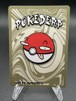 Pokederp Turtblast 6/25 - Blastoise Pokemon Derpy Fan Art Card - Image 2