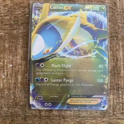 Pokemon Latios-EX TCG Plasma Freeze Holo Card 86/116 EX Rare - Image 1