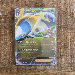 Pokemon Latios-EX TCG Plasma Freeze Holo Card 86/116 EX Rare - Image 5