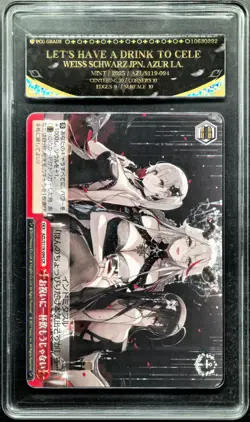 Weiss Schwarz Cards JPN. Azur Lane Let's have a drink to Celebrate PCG 9.5 MINT - Image 1